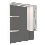 САНДРА 80 ЗЕРКАЛО-ШКАФ 80*100 ПРАВЫЙ