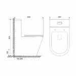 Тор Турбо унитаз-компакт с крышкой Soft-close БЕЗОБОДКОВЫЙ — изображение 3