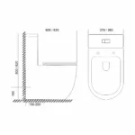 Пандора 3 унитаз-компакт с крышкой Soft-close БЕЗОБОДКОВЫЙ — изображение 5