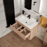 Карелия 60 тумба с раковиной подвесная (2 ящика) — изображение 4