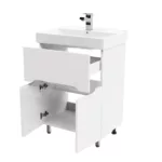 Тумба с раковиной Сохо / Soho Quadro Light 60 напольная — изображение 3