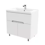 Тумба с раковиной Сохо / Soho Quadro Light 80 напольная