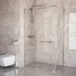Душевое ограждение Аврора / Aurora Square 120х80 (без поддона) с дугами и аксессуарами