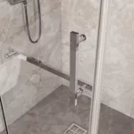 Душевое ограждение Аврора / Aurora Square 120х80 (без поддона) с дугами и аксессуарами — изображение 3
