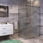 Душевое ограждение Вектор / Vector 120х90 (без поддона) с дугами и аксессуарами