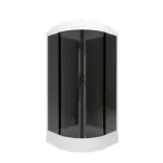 Душевая Кабина Грэй-Блэк / Gray black 90х90 <br>низкий поддон