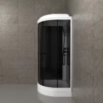 Душевая Кабина Грэй-Блэк / Gray black 90х90 <br>низкий поддон — изображение 7